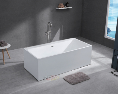Bồn Tắm Nằm Chữ Nhật Acrylic RY530 - Thư Giãn Tối Ưu Với Thiết Kế Sang Trọng